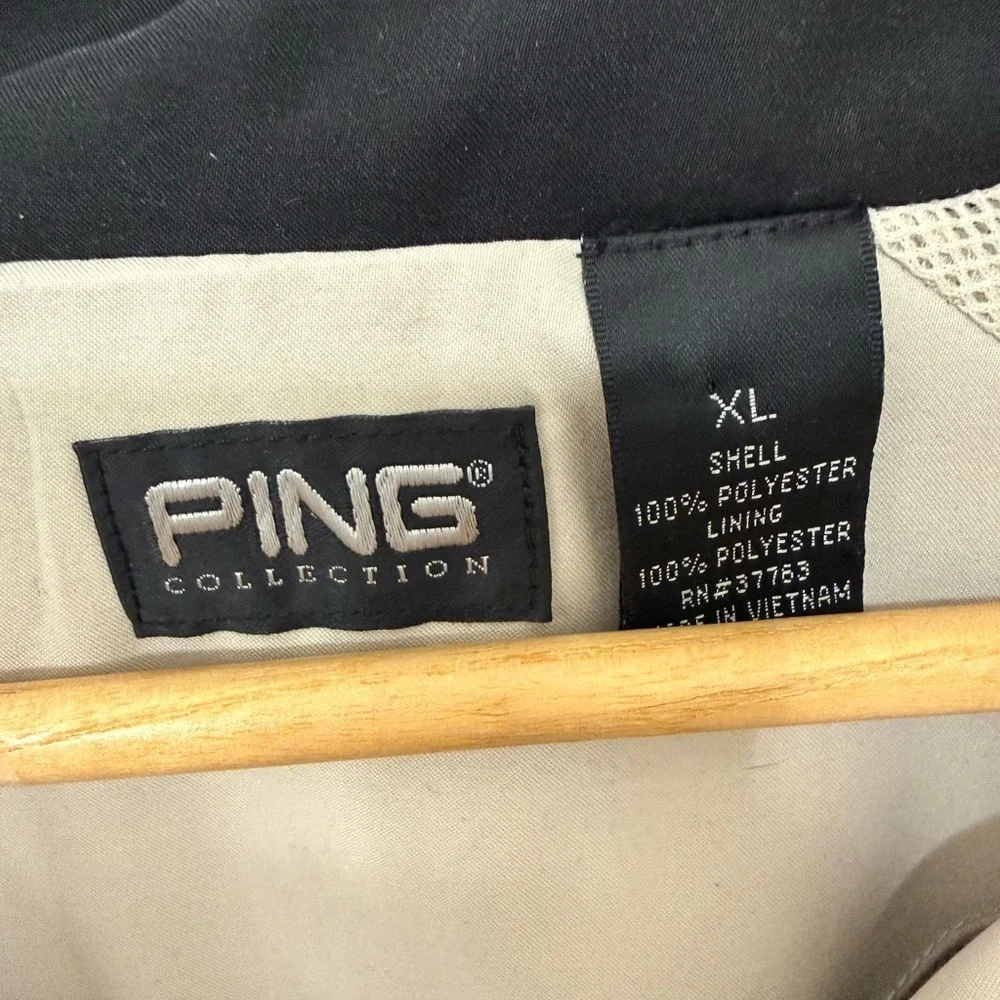 Ping Collection 1/4 Zip Light Weight Golf Jacket Size XL Removable Sleeves